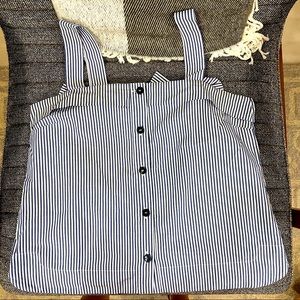 Banana Republic Striped Tank- beautiful back bows